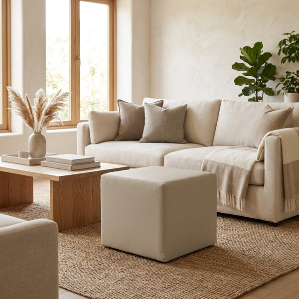 DADO 55 | Pouf Poggiapiedi in Ecopelle Sfoderabile (6097905582274)