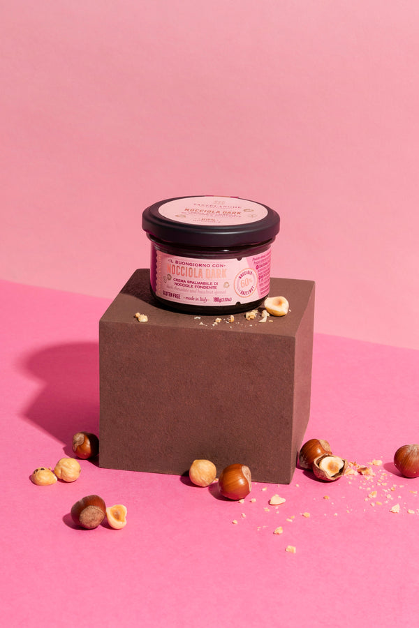 1 vaso di Crema di Nocciole Piemonte IGP delle Langhe (100g) - Tastëlanghe Azienda Agricola