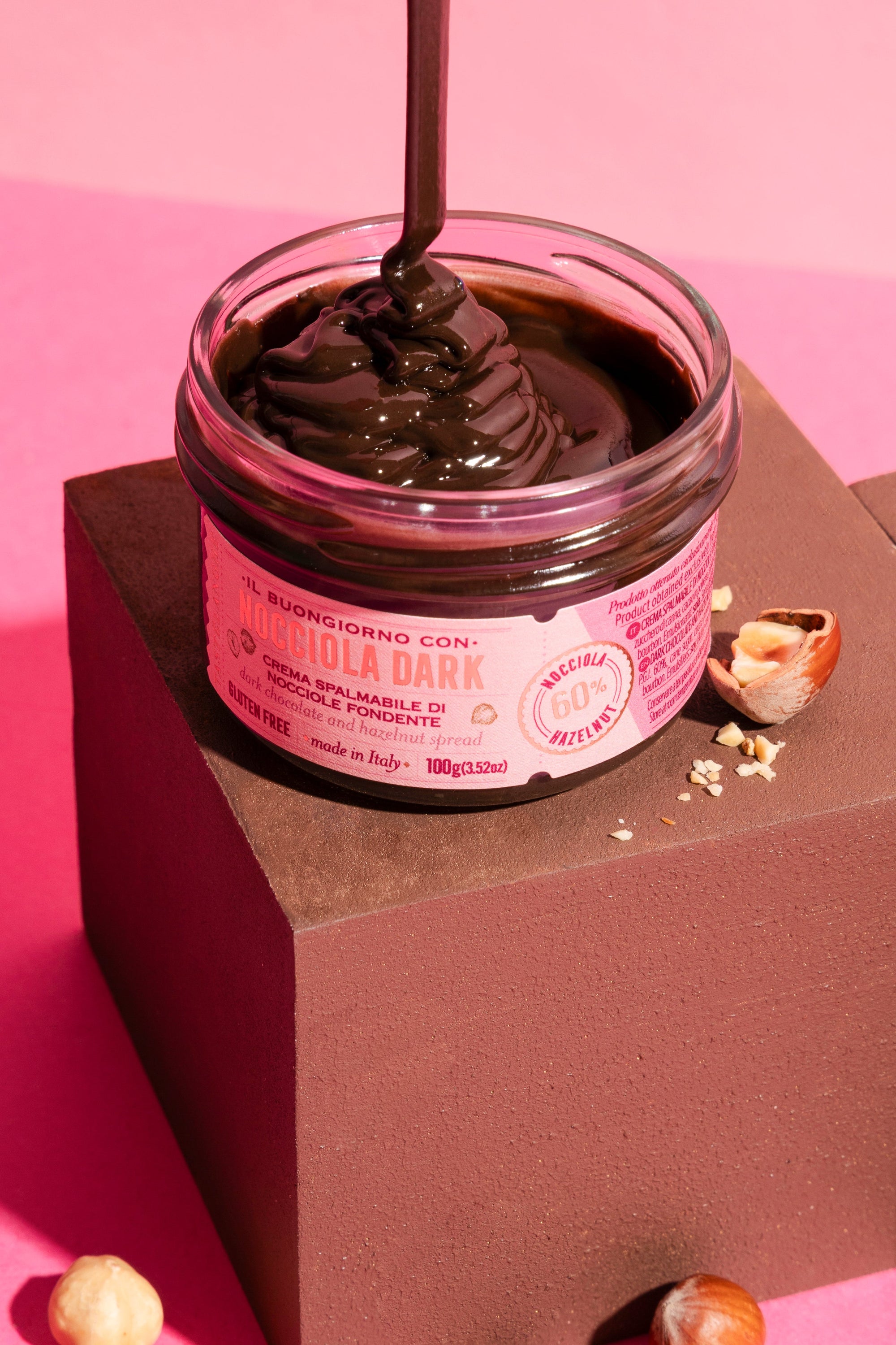 1 vaso di Crema di Nocciole Piemonte IGP delle Langhe (100g) - Tastëlanghe Azienda Agricola