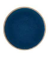 TERRAE DEEP BLUE - DESSERT PLATE 3 PCS - TOUCH-MEL
