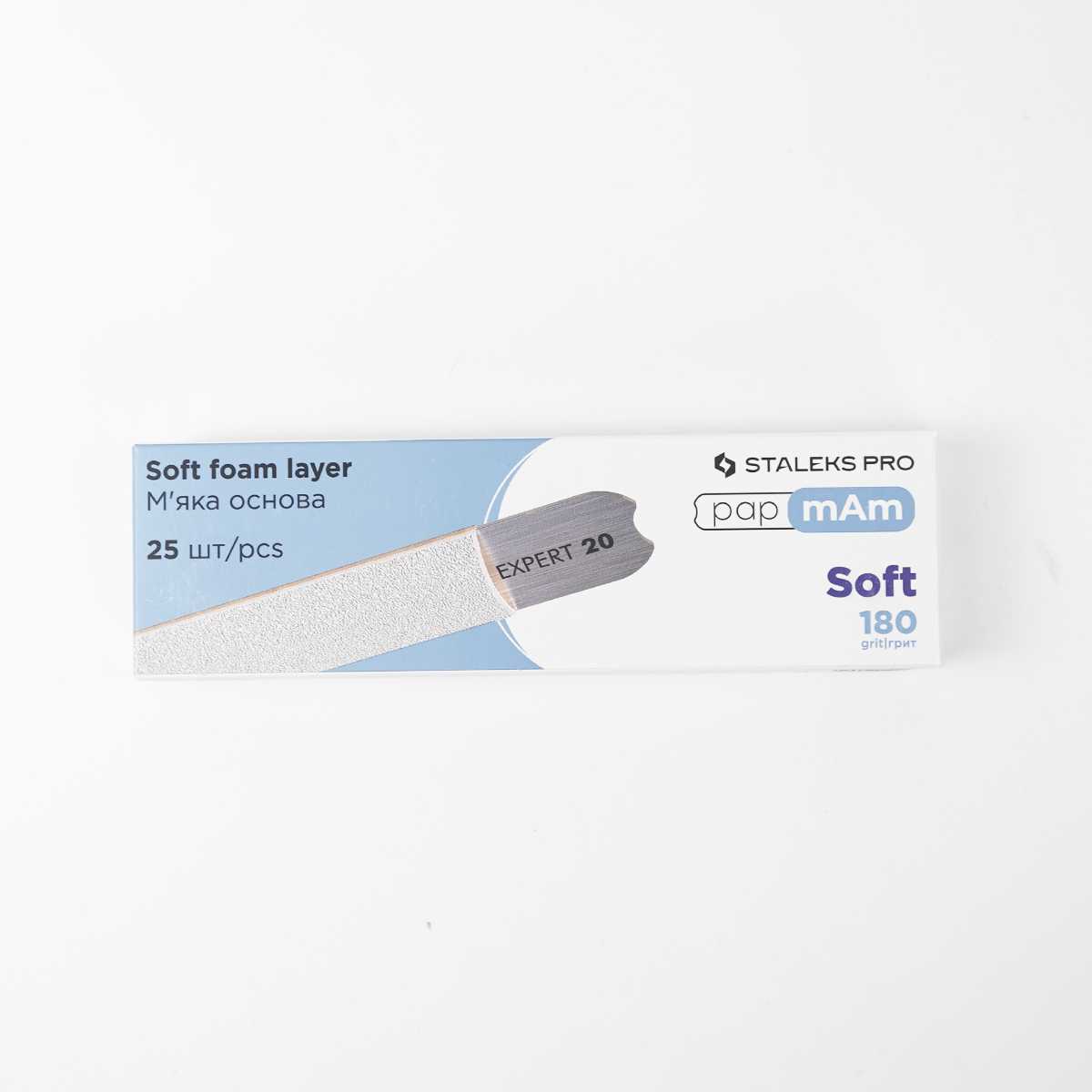 Disposable File Expert 20 - Staleks Pro - papmAm - Flat 180 grit (25 pcs.)