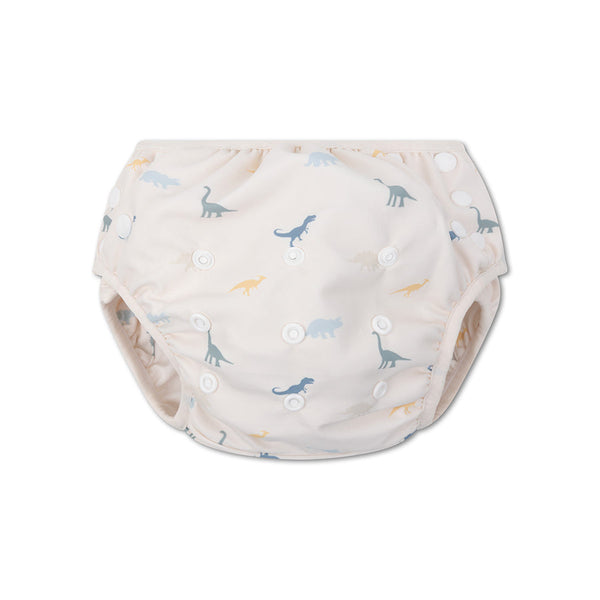 Dino | Couches de bain lavables multicolores