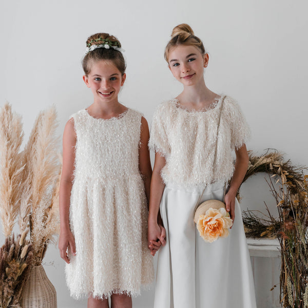 FRILLY FABRIC DRESS