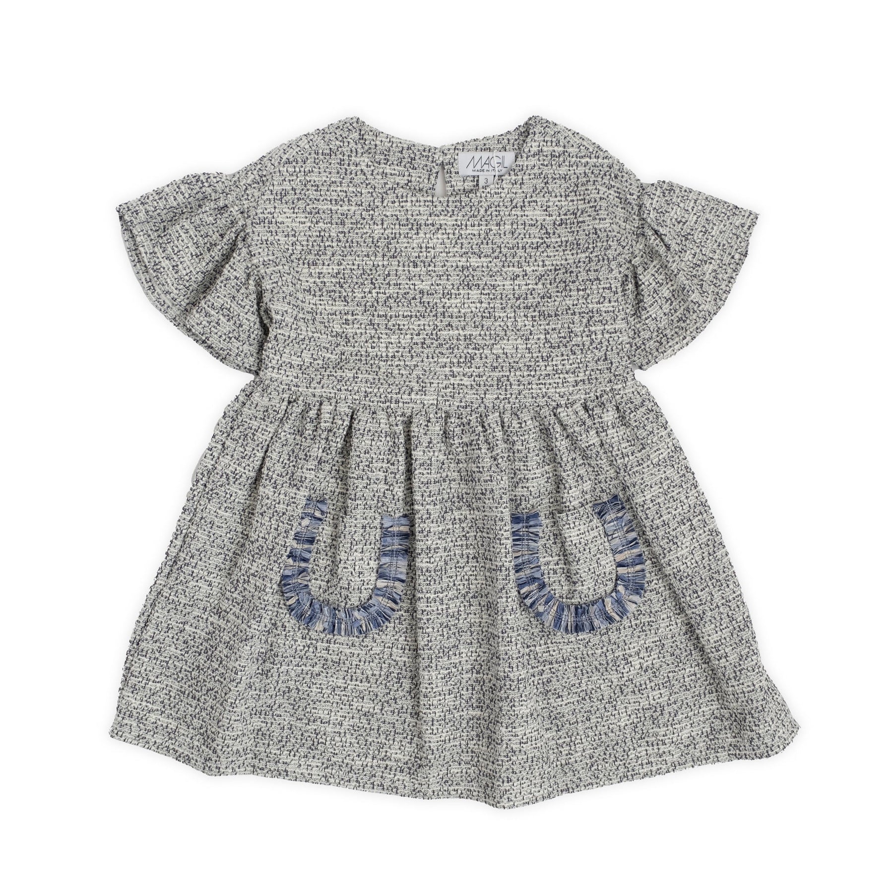 CHANEL-STYLE FABRIC DRESS