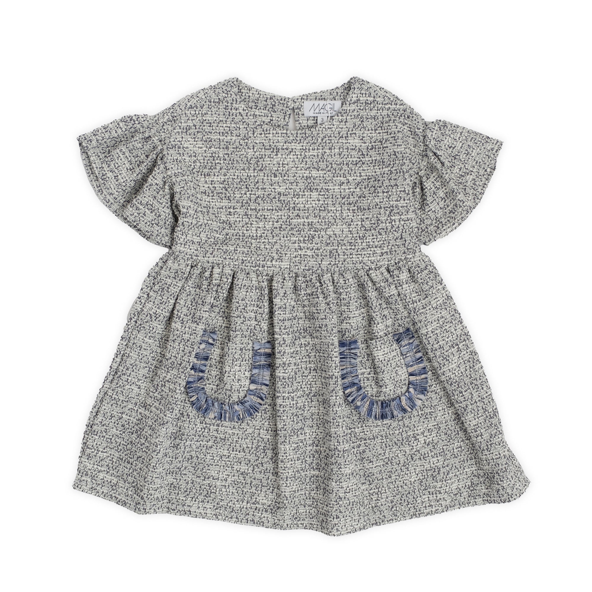 CHANEL-STYLE FABRIC DRESS
