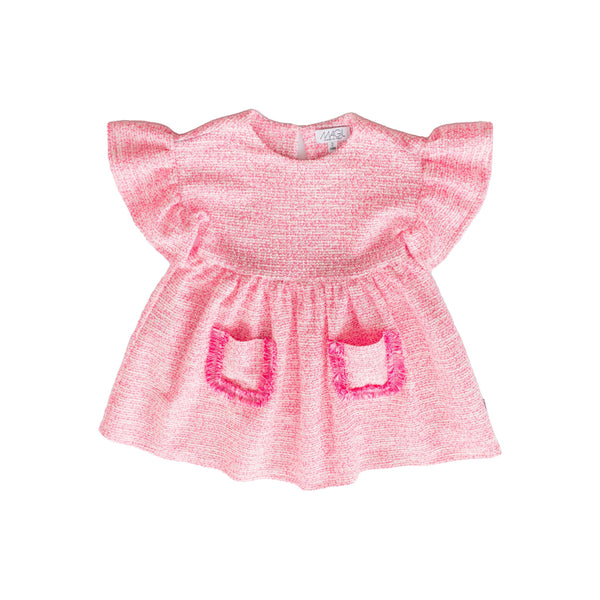 CHANEL-STYLE FABRIC DRESS