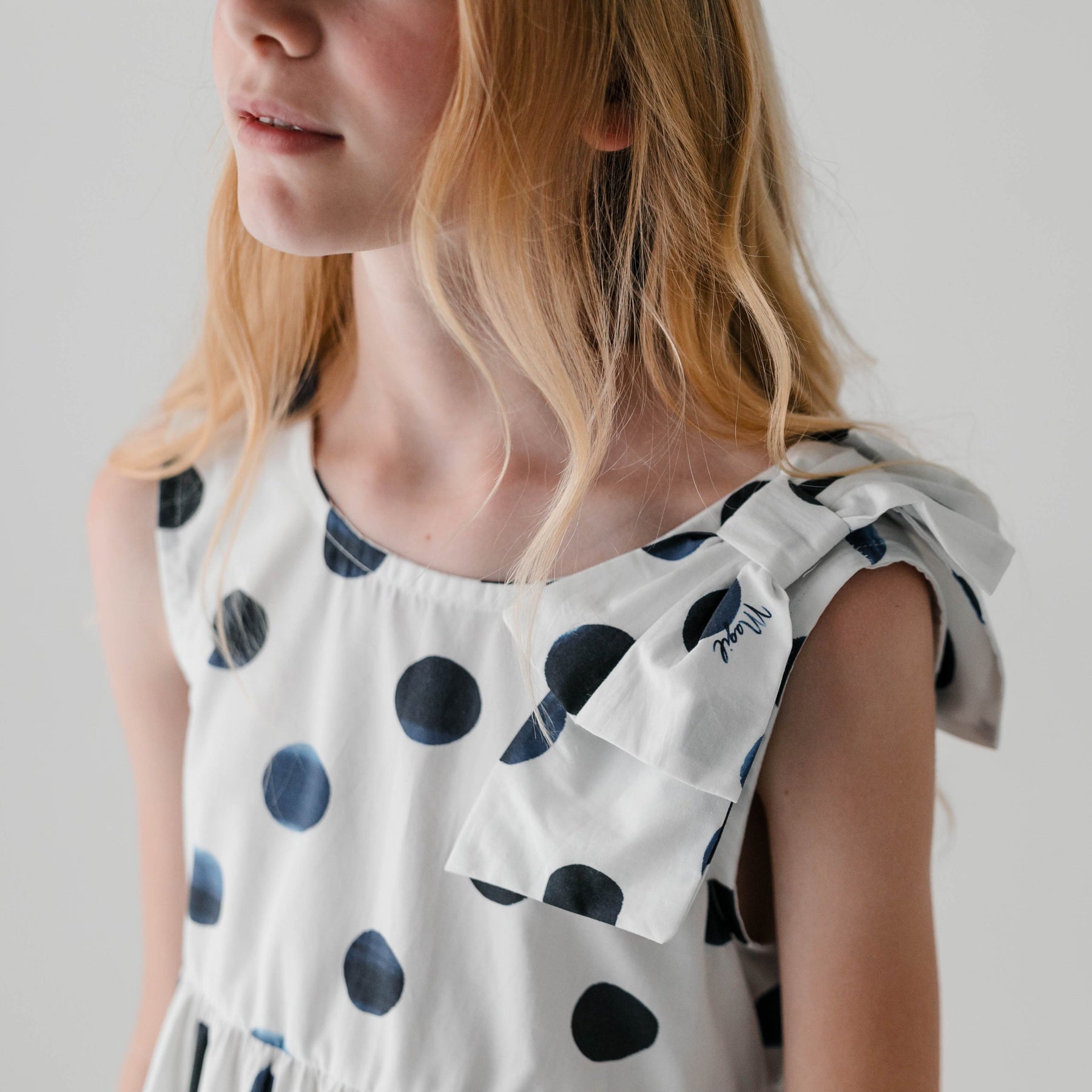 COTTON FANTASY TOP WITH BOW