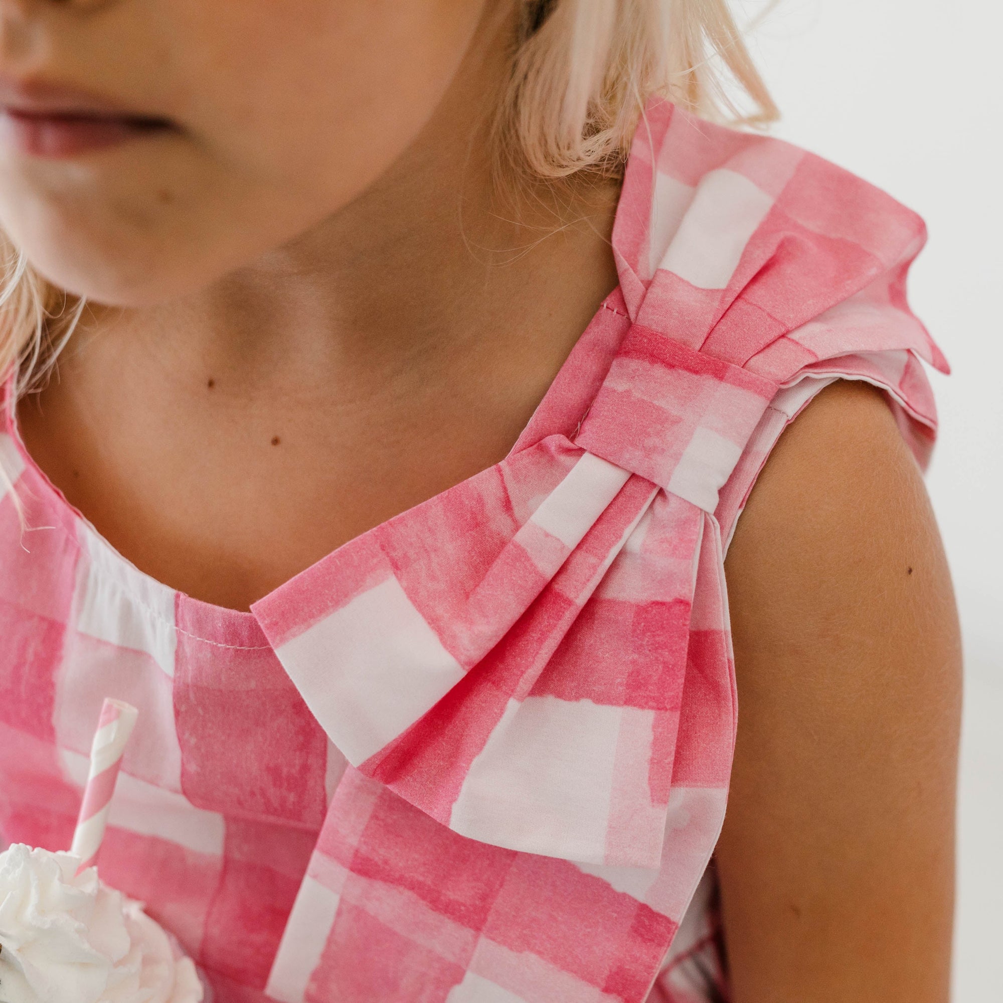 COTTON FANTASY TOP WITH BOW