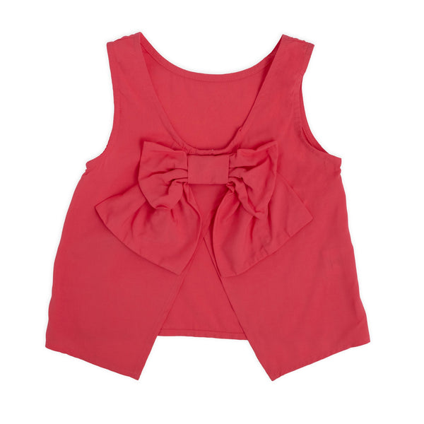 VISCOSITY TOP WITH LARGE BOW ON THE BACK