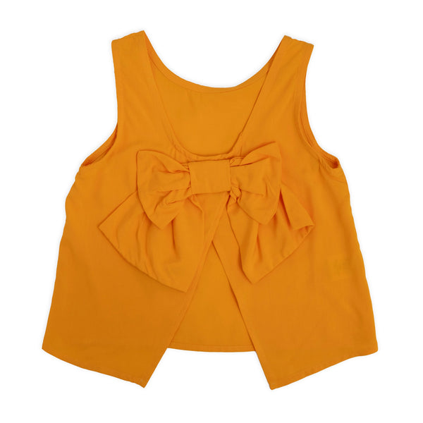 VISCOSITY TOP WITH LARGE BOW ON THE BACK