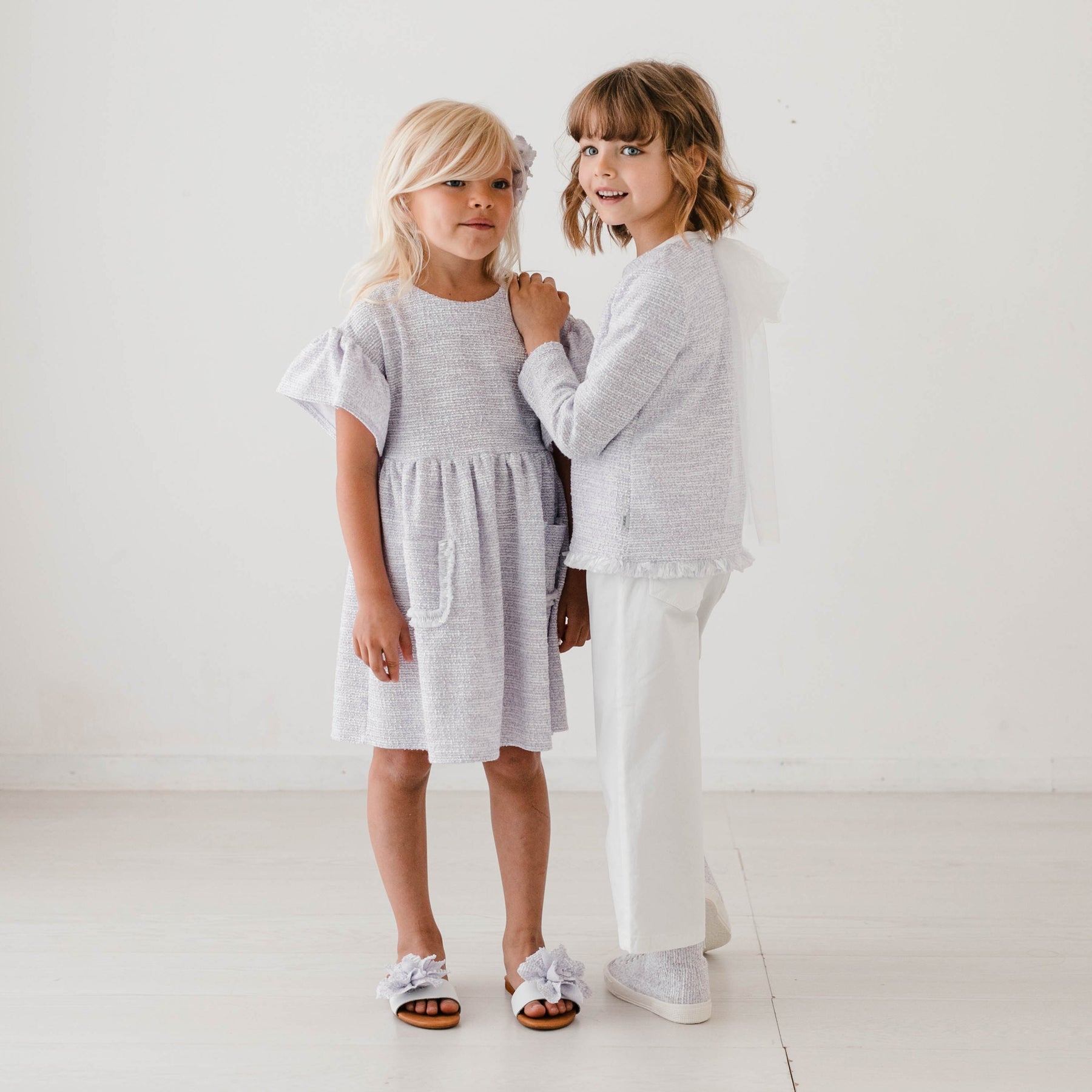 CHANEL-STYLE FABRIC SWEATER