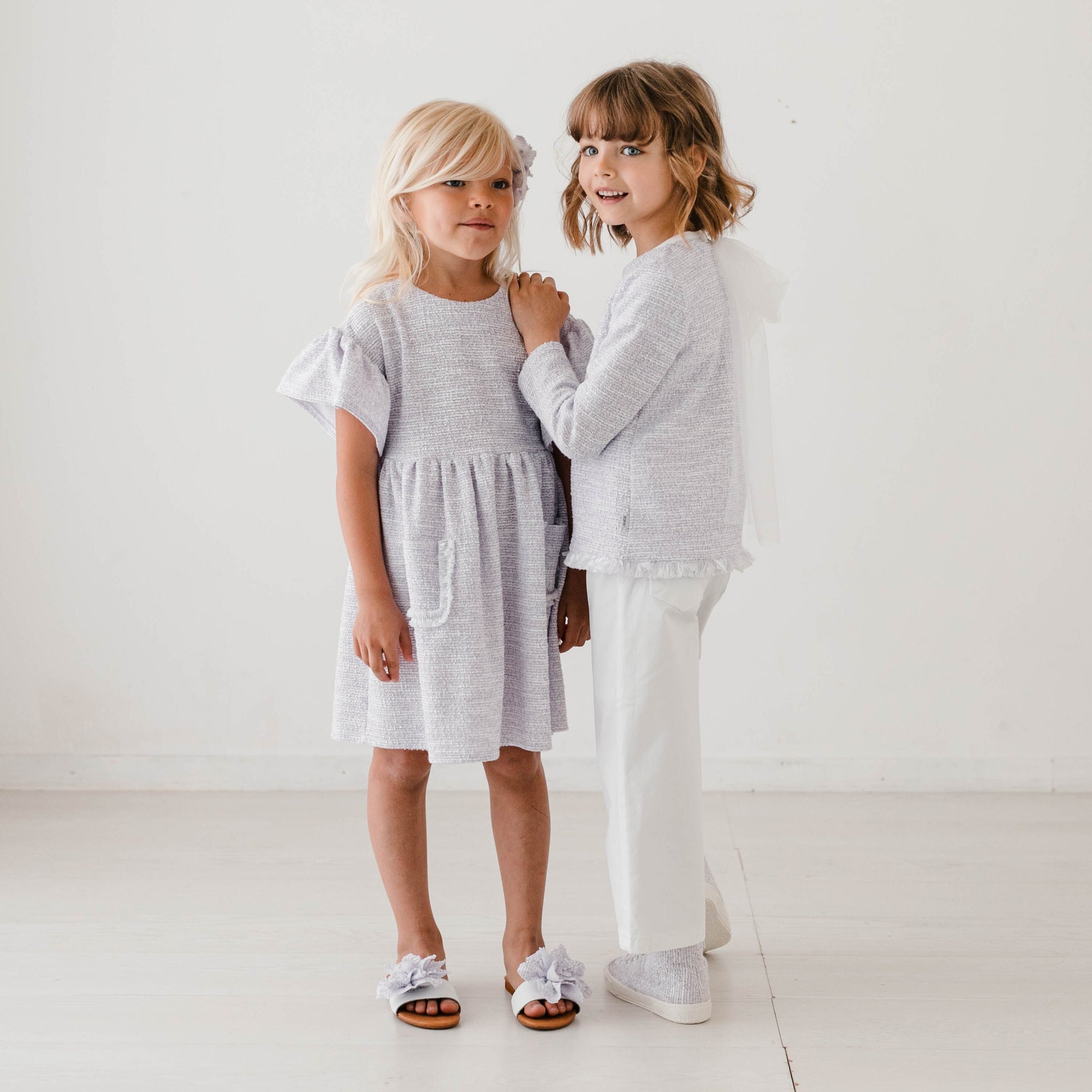 CHANEL-STYLE FABRIC SWEATER