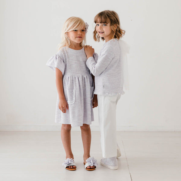 CHANEL-STYLE FABRIC SWEATER