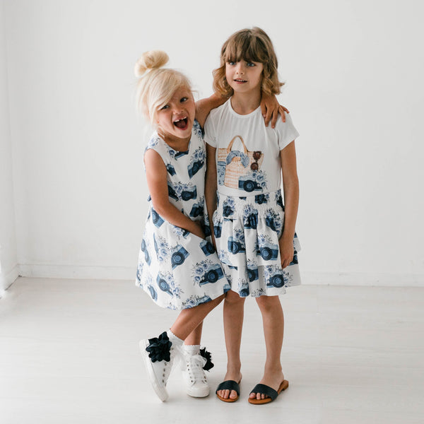 COTTON FANTASY SKIRT WITH RUFFLE