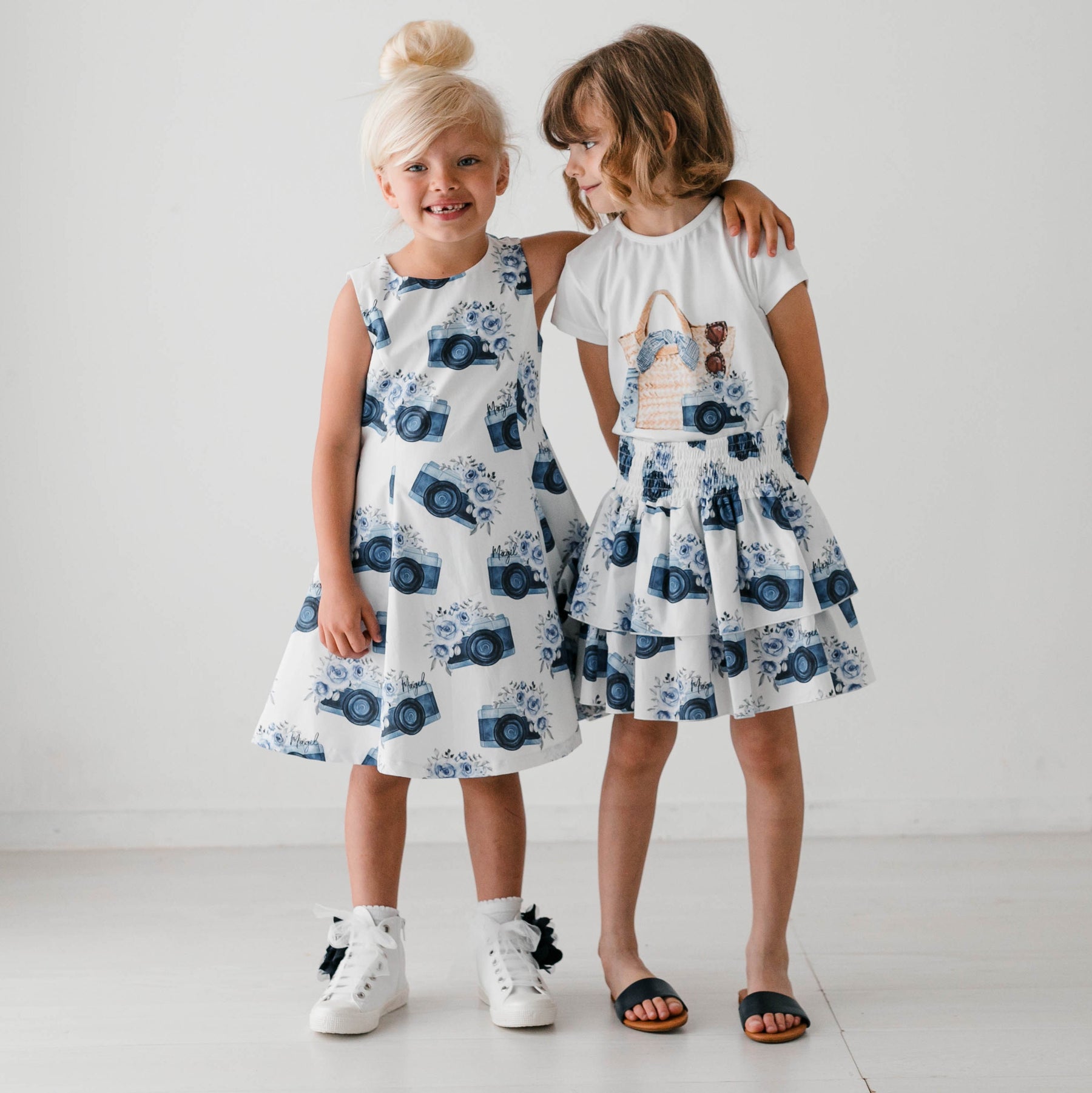 COTTON FANTASY SKIRT WITH RUFFLE