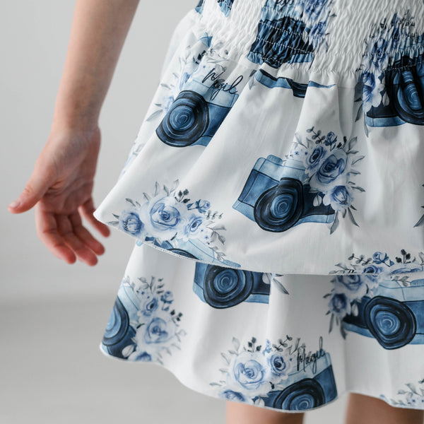 COTTON FANTASY SKIRT WITH RUFFLE