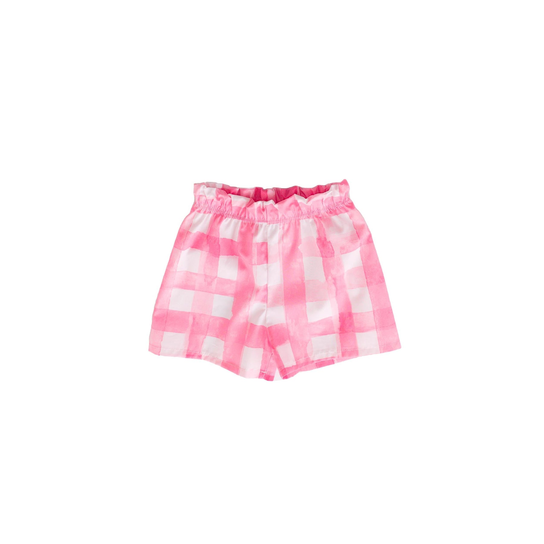 CANDY-STRIPE COTTON SHORTS