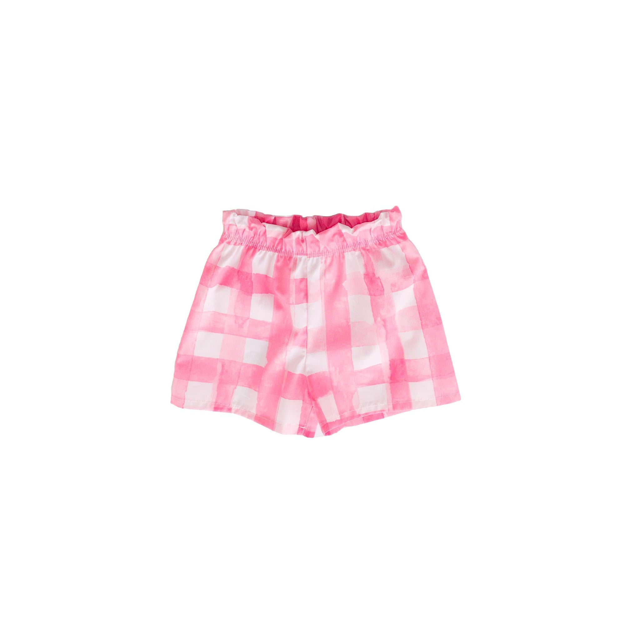 CANDY-STRIPE COTTON SHORTS
