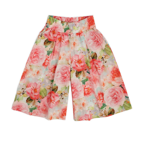 WIDE-LEG COTTON PANTS