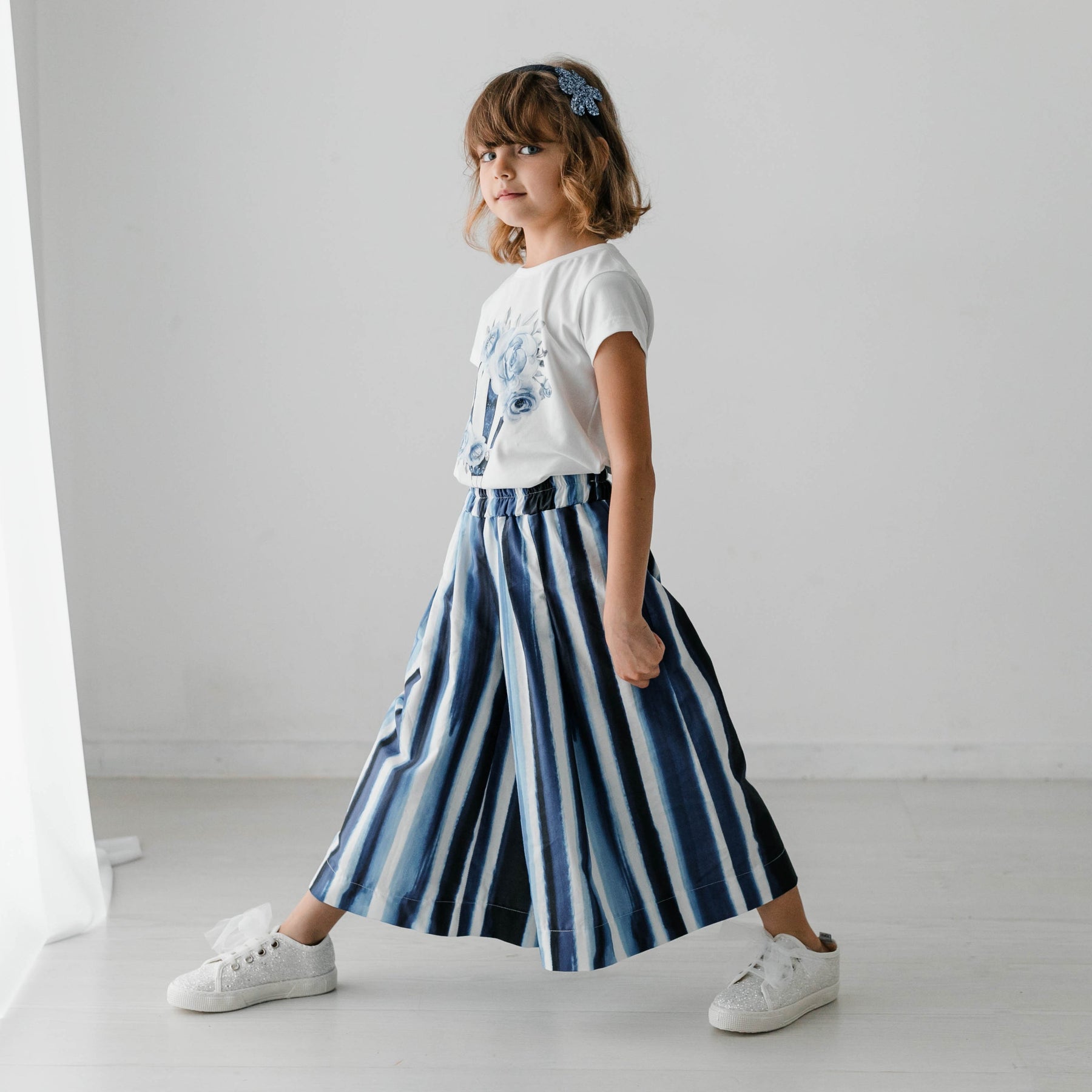 WIDE-LEG COTTON PANTS