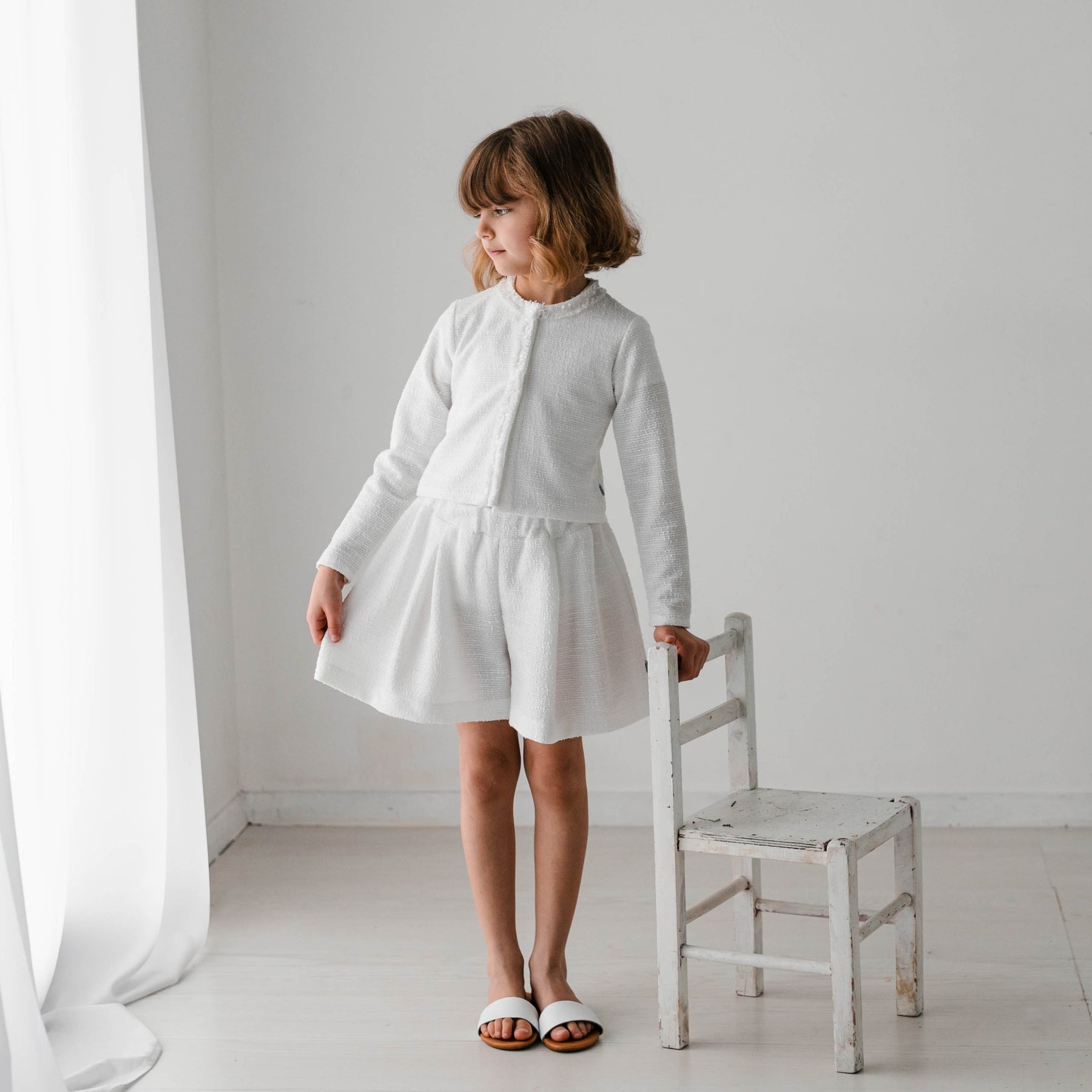 CHANEL TYPE FABRIC BERMUDA