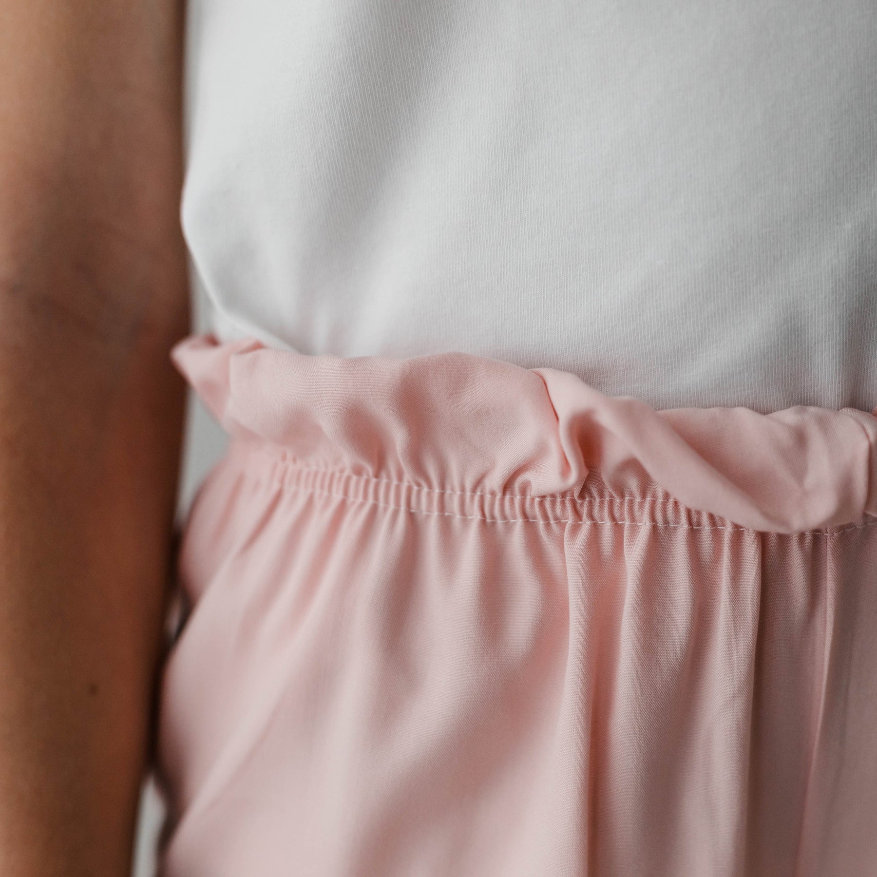 PANTALONES CORTOS DE CINTURA DE CARAMELO