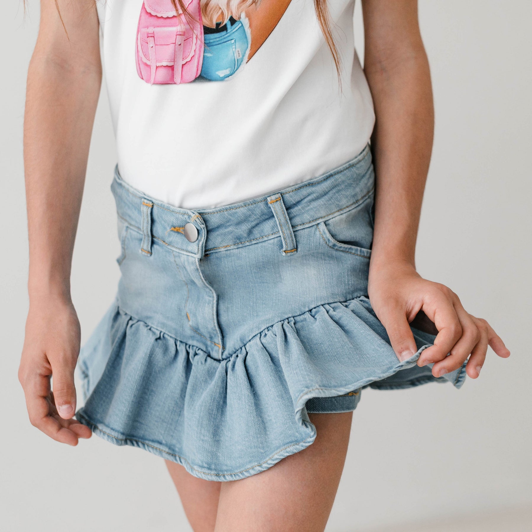 DENIM SKORT PANTS