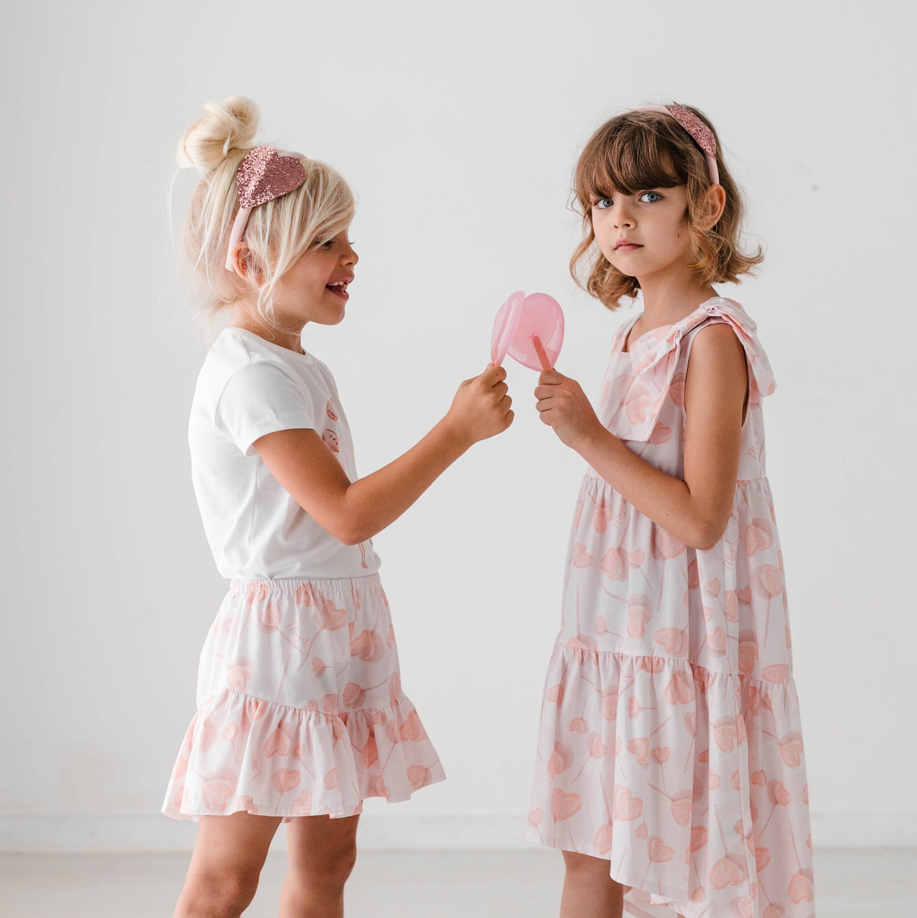 PRINTED CULOTTE WITH RUFFLE