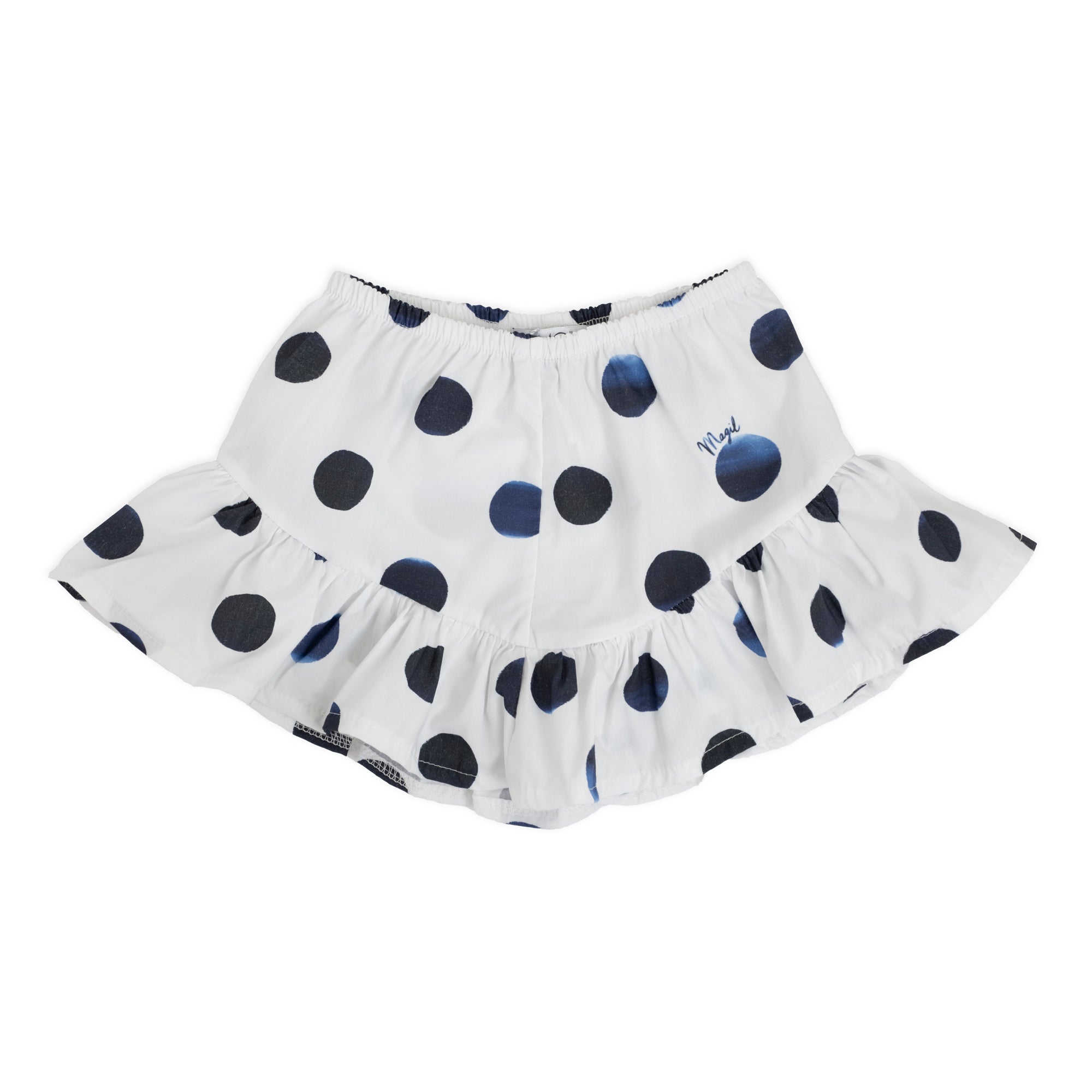 PRINTED CULOTTE WITH RUFFLE