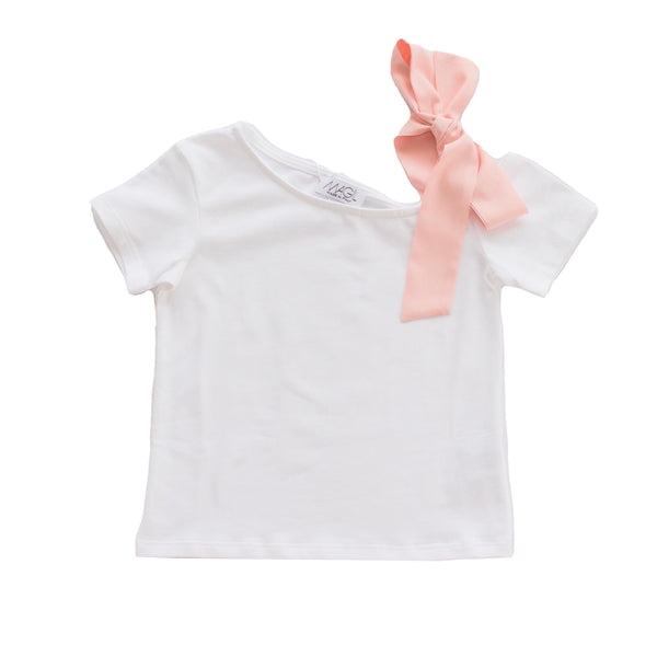 T-SHIRT WITH BOW DETAIL