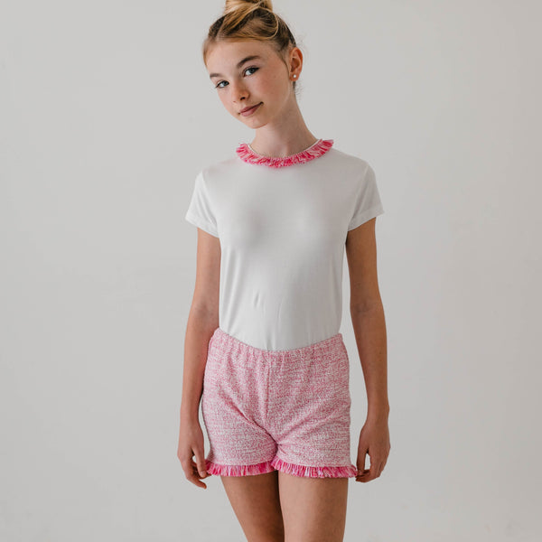 FRINGE DETAIL T-SHIRT