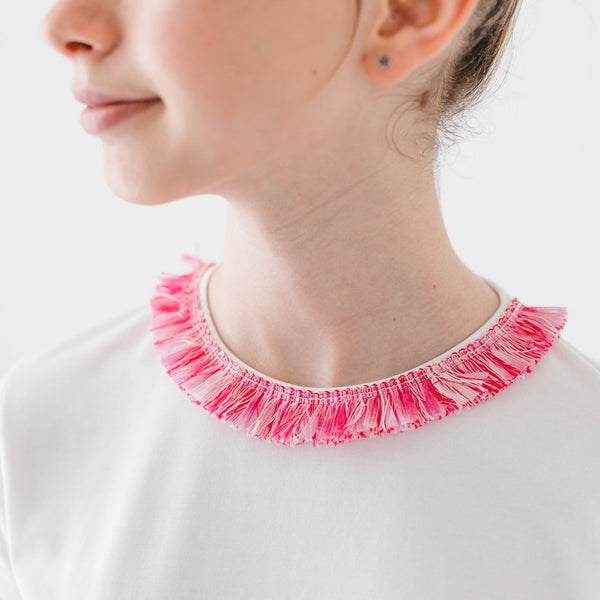 FRINGE DETAIL T-SHIRT