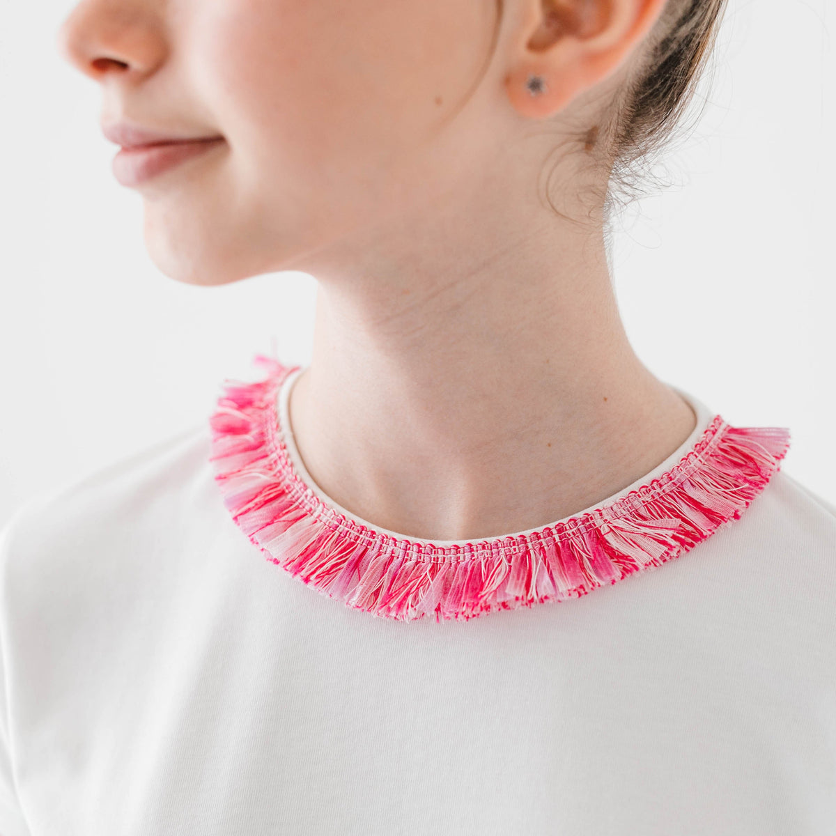 FRINGE DETAIL T-SHIRT