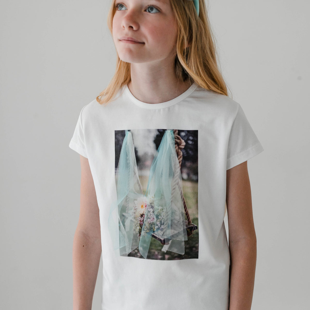 T-SHIRT S VZOROM SWING
