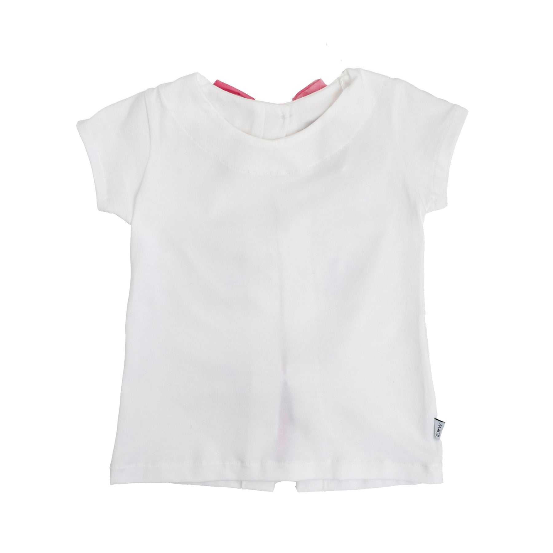 T-SHIRT CON FIOCCHI SUL RETRO