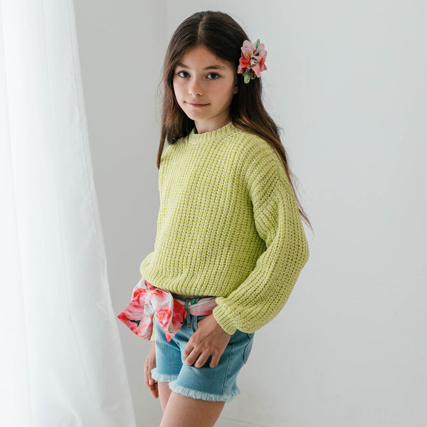 PULL EN MAILLE LÂCHE