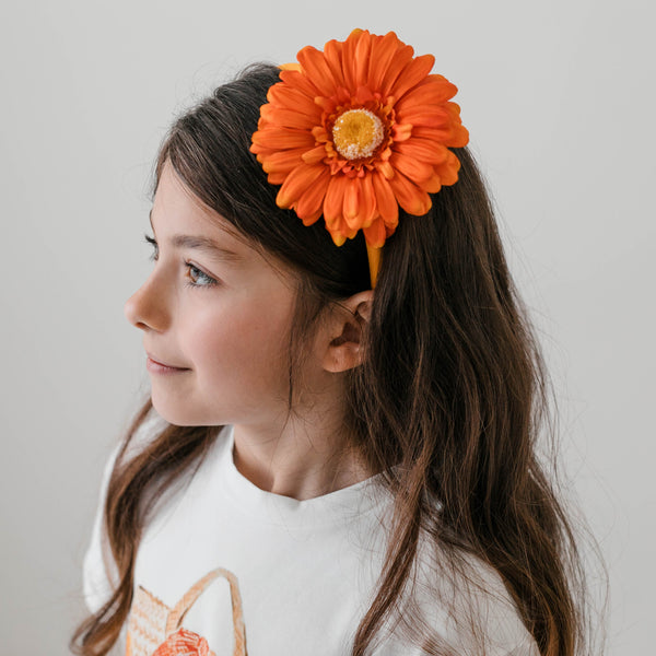 BANDANA EN GERBERE ORANGE