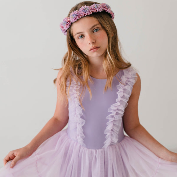 COURONNE DE FLEURS DE LILAS