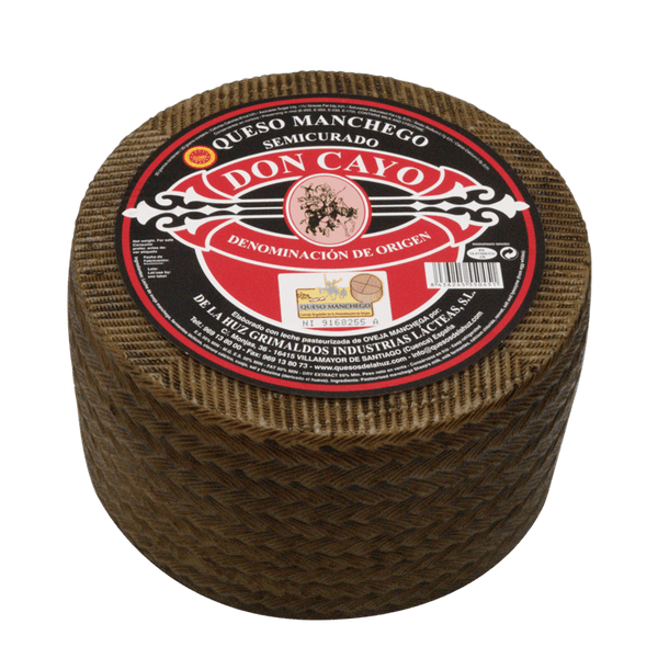 Don Cayo Semi-Cured (1Kg - 2Kg - 3Kg) - Manchego Cheese D.O.P.