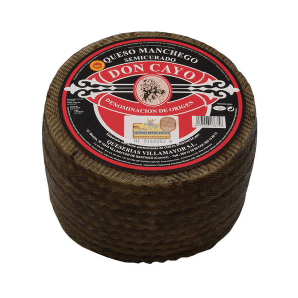 Don Cayo Semi-Cured (1Kg - 2Kg - 3Kg) - Manchego Cheese D.O.P.