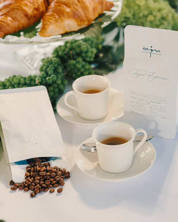 Espresso Tajna, káva z vinárstva Tajna, arabica, robusta