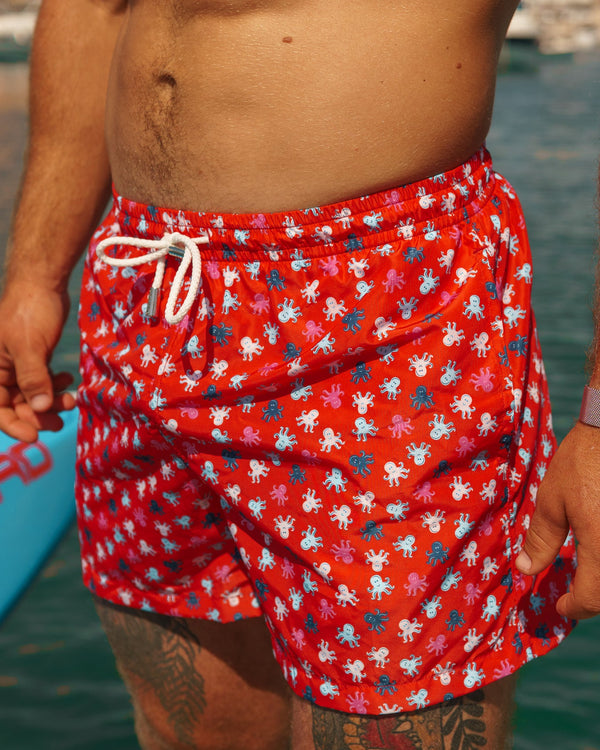 Costumi da bagno - Polpo Rosso