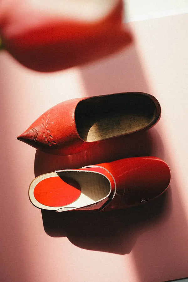 Sabot Suédois Verni Rouge Rivalin