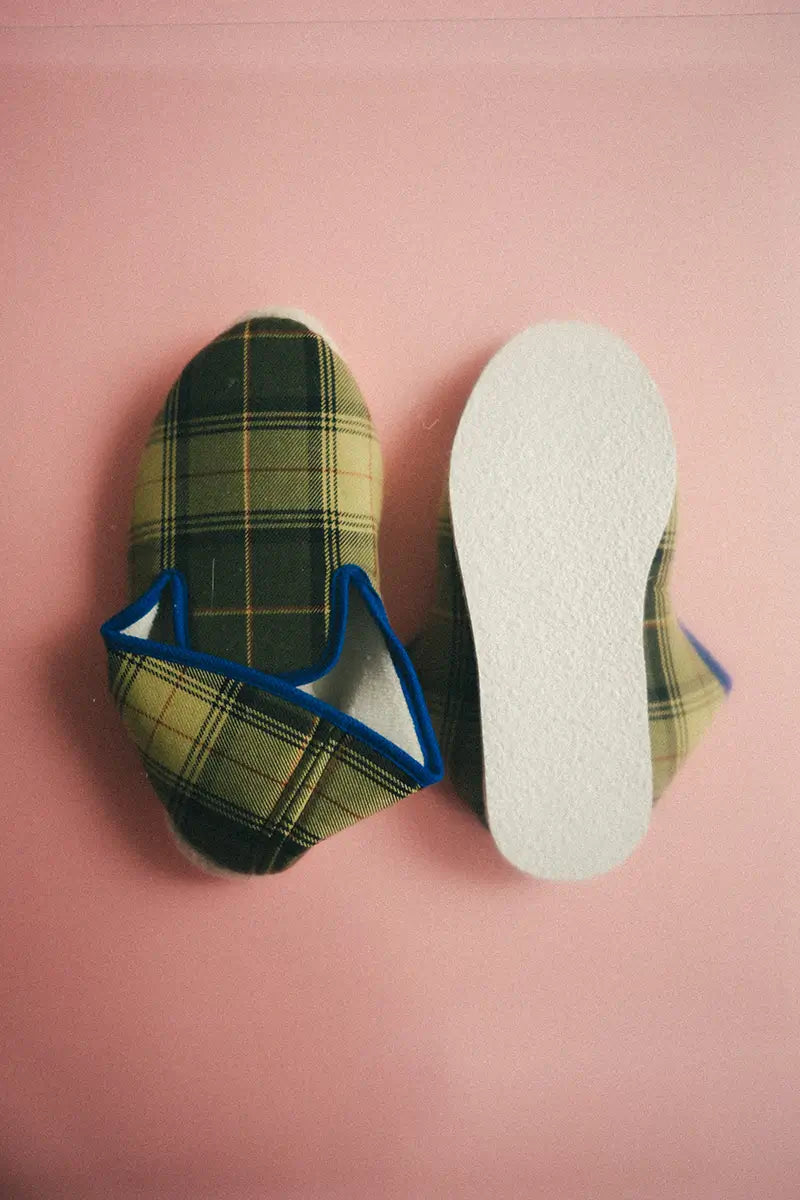Chaussons été tartan forêt Rivalin