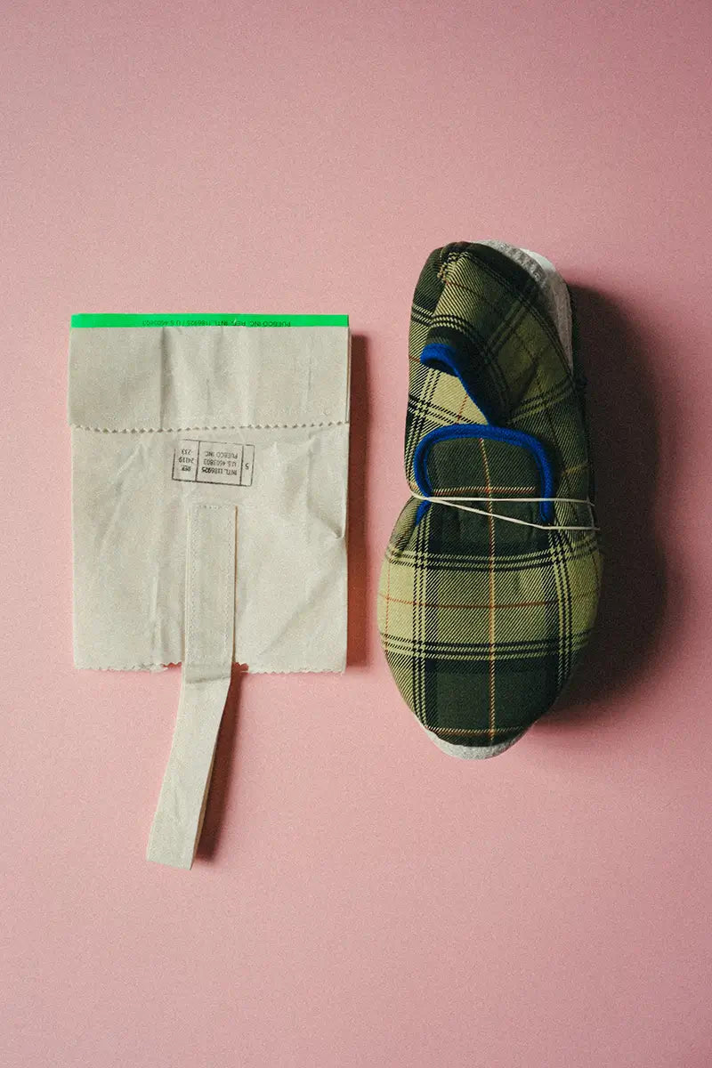 Chaussons été tartan forêt Rivalin