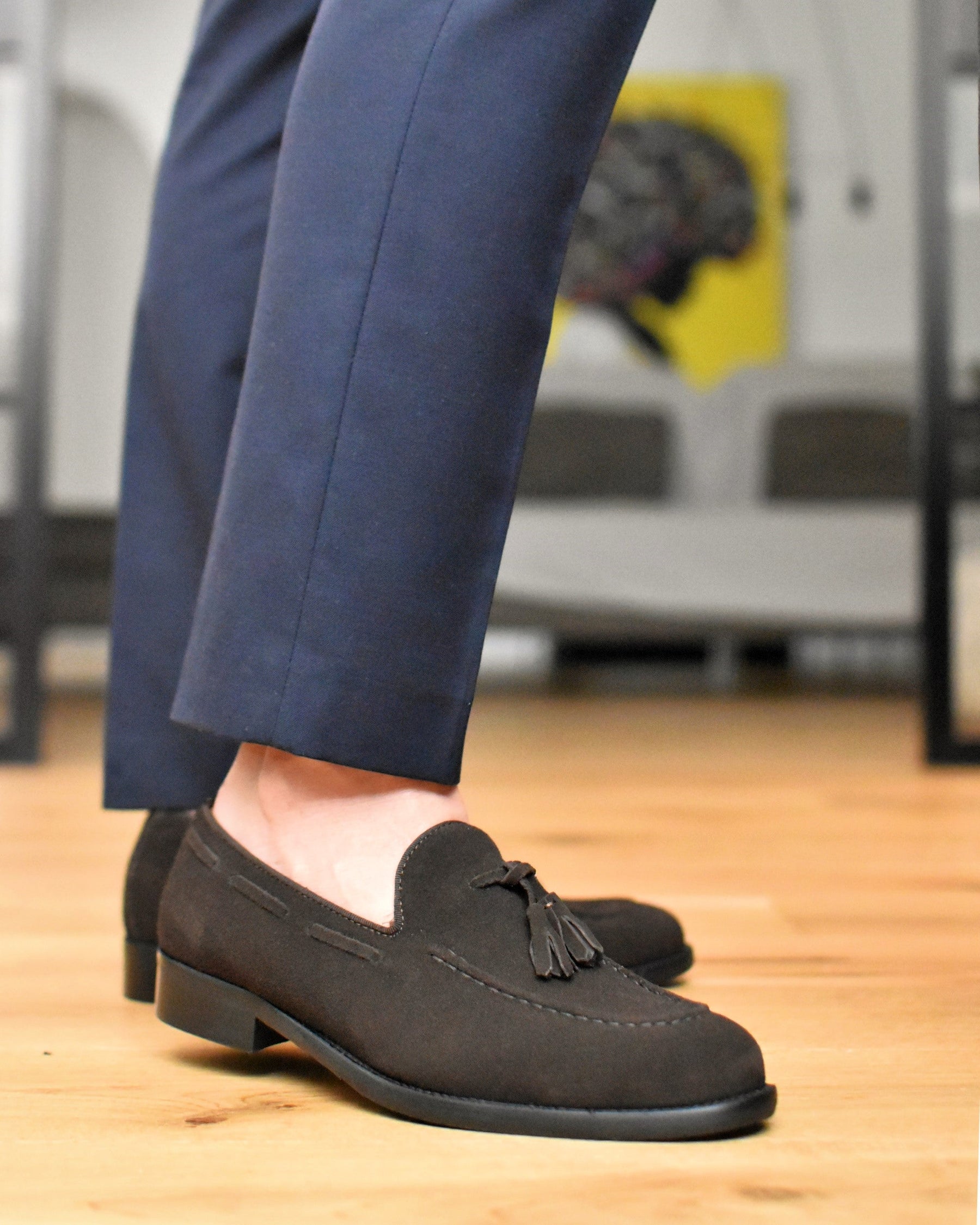 SAVELLETRI - Brown Suede