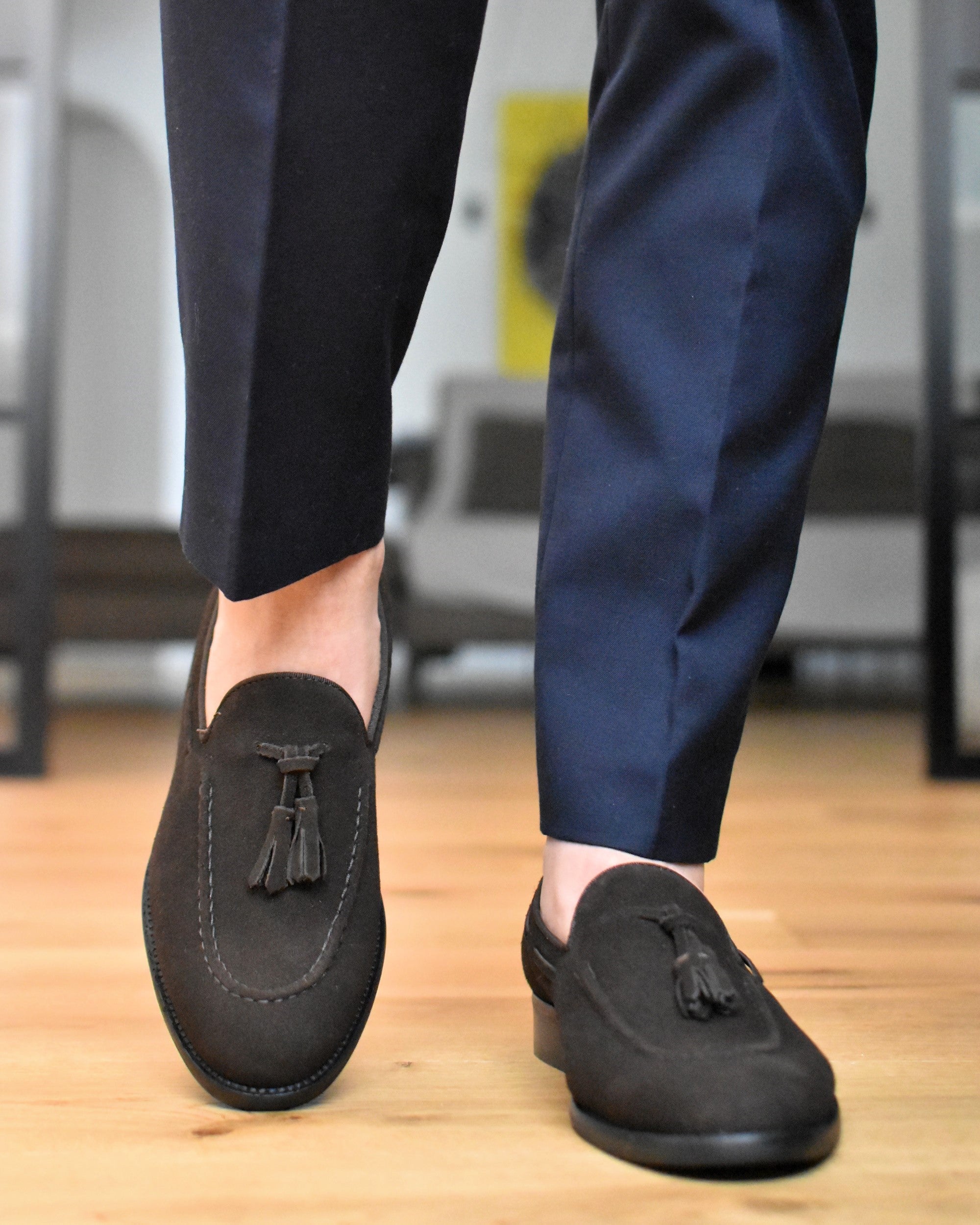 SAVELLETRI - Brown Suede