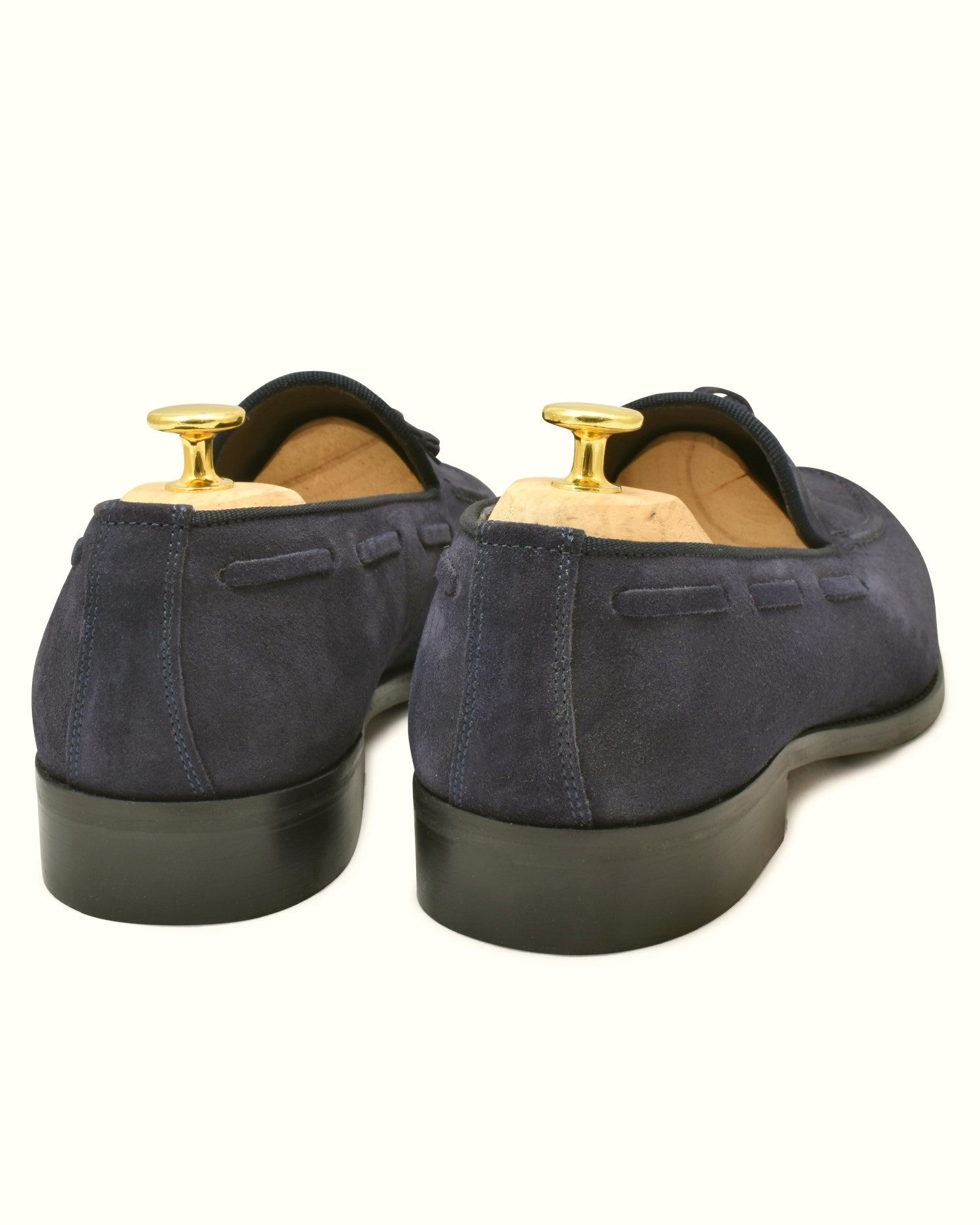 SAVELLETRI - Marineblauwe Suède