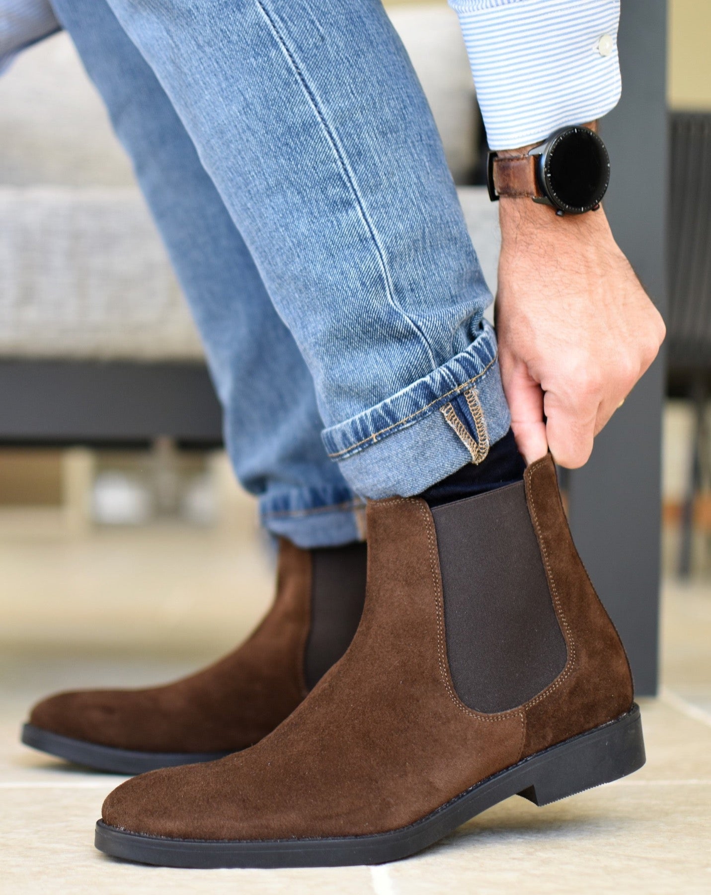 SIENA - Smeđi Suede