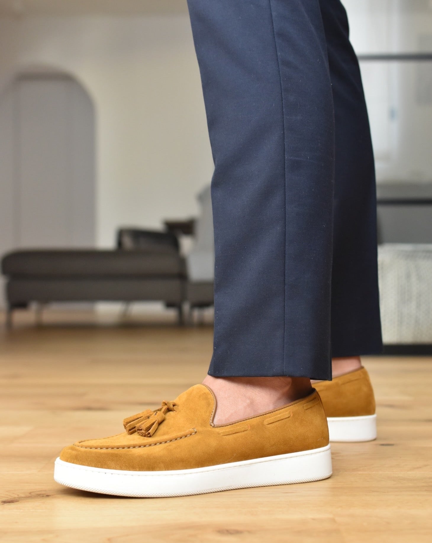 PORTO ROTONDO - Rust Suede